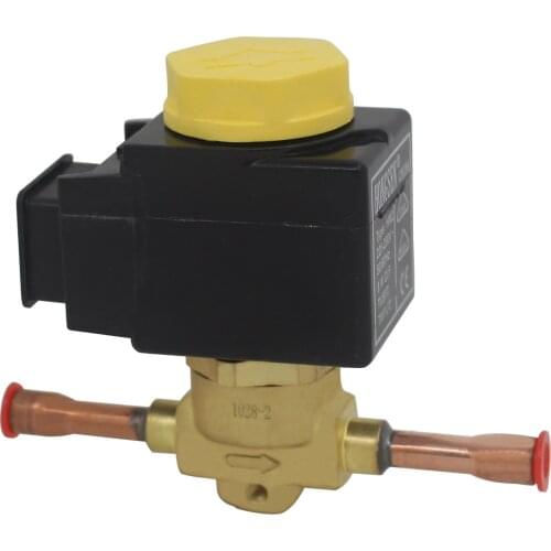 1pc gas valve solenoid for water pipe cold storage air conditioning refrigeration two position two way welding gas valve kit