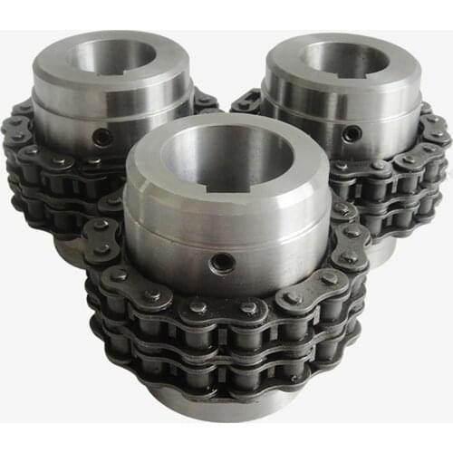 GL6 roller chain coupling,shaft couplings, shaft coupler, keyway, bore,protective shell, chain coupling with cover