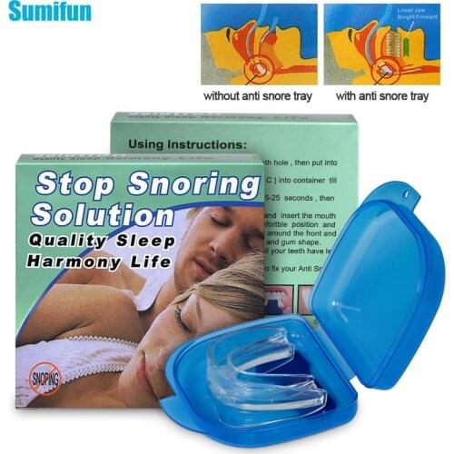 1set Anti Snoring Bruxism Mouth Guard EVA Teeth Protector Night Guard Mouth Trays For Bruxism Grinding Anti-snoring Teeth C1854