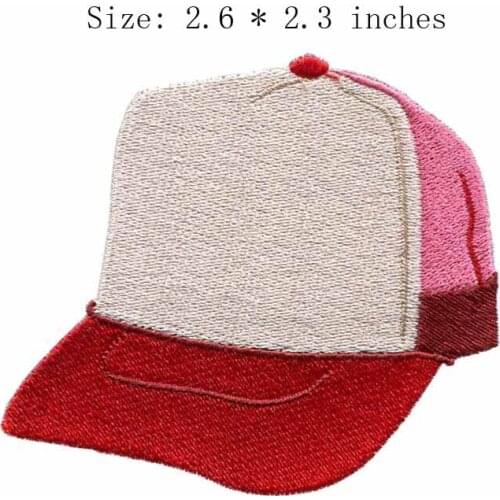 CAP 2.6" wide embroidery patch for felt for needlework/agulha feltragem/borduurset dieren