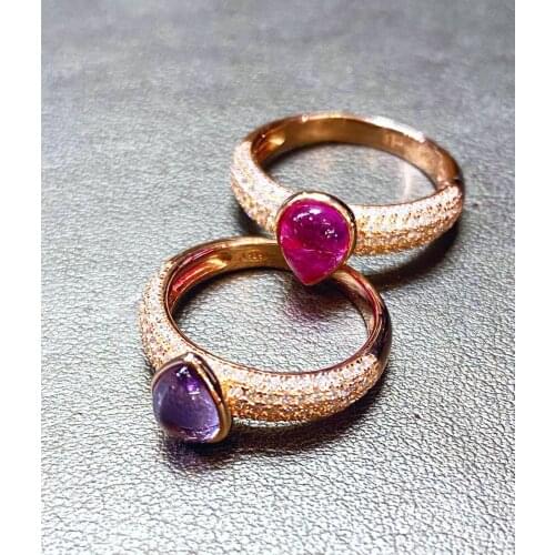 Ring Argento925 Rose' with drop shipping