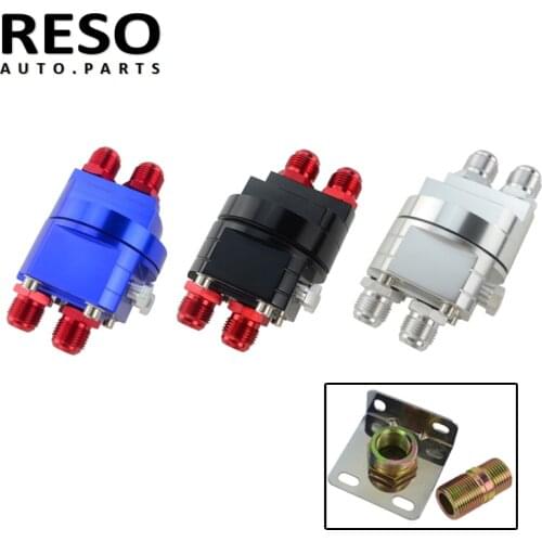 Oil Filter Relocation Male Sandwich Fitting Adapter Kit 3/4x16 And 20x1.5 Thread Filter Cooler Adapter