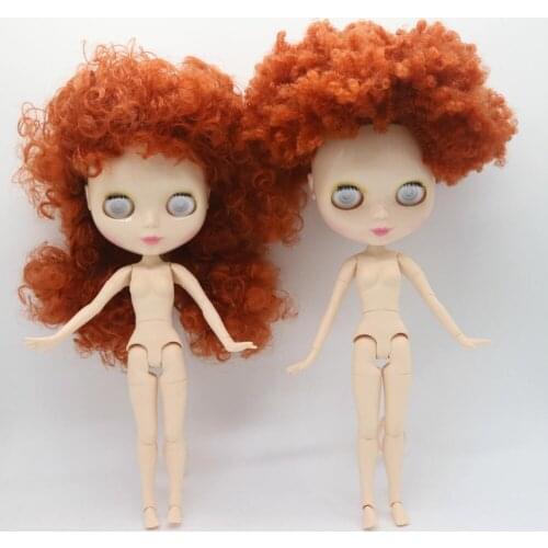 Without eyes chips joint body Nude blyth doll for DIY boy body 0915