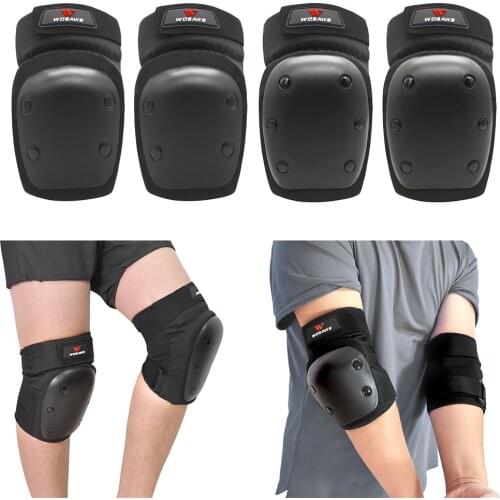 Skating Protective Gear Set Adults Safety Protector Knee Pads Elbow Guards Outdoor Sport Safety Protector For Women Men