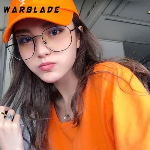 5 Colors Retro Women Square Glasses Frame Brand Designer Classic Men Clear Lens Optical Glasses Blue Rays Protection WarBLade