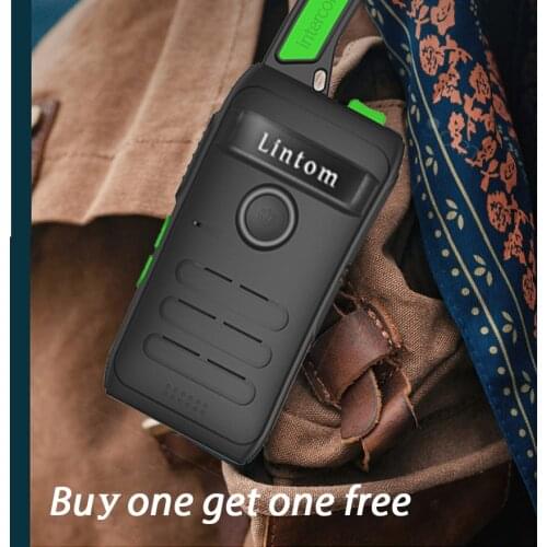 Rechargeable Long Range Two-Way Radios with Earpiece 2 Pack Walkie Talkies Li-ion Battery and Charger Included