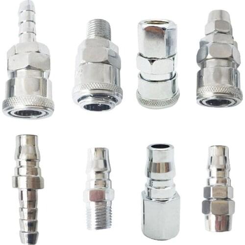 Pneumatic C Type Quick Connector High Pressure Coupling SP SF SH SM PP PF PH PM 20 Thread Air Compressor Fitting Hardware Tool