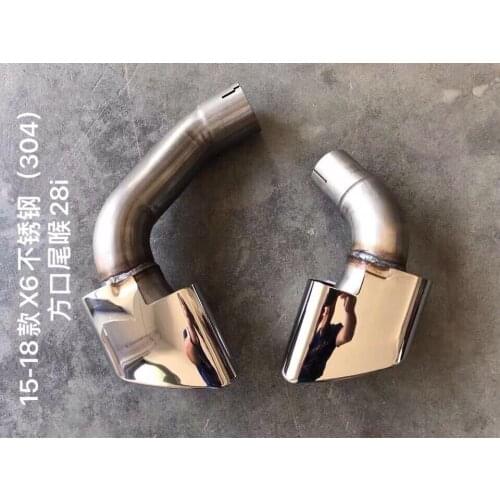 Suitable for w 09-21 E71 G06 Modified Rear Lip Upgrade Square Mouth Tail Throat X6 / F16 Mp Wheel Eyebrow