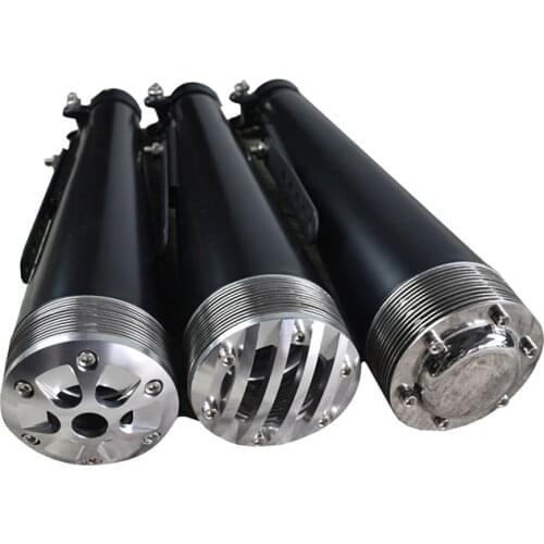 Retro motorcycle modified universal stainless steel super trap muffler exhaust pipe loud silencer