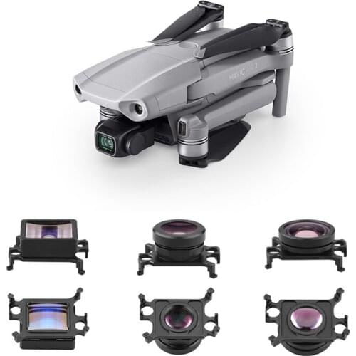 Wide-angle Lens Fisheye Lens 1.33X Anamorphic Lens for DJI Mavic AIR 2 Drone Accessory HD Wide Angle Camera Lens for mavic air2