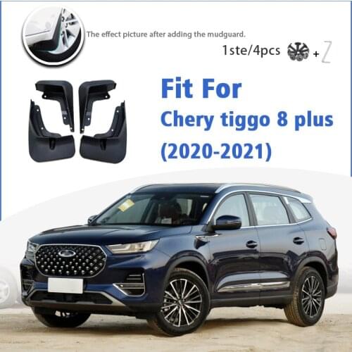 Mudguard For Chery tiggo 8 plus 2020-2021 Front Rear 4pcs Mudflaps Mudguards Car Accessories Splash Guard Fender Mud Flaps