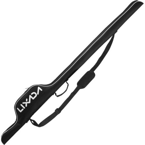 Lixada 63'' Fishing Pole Bag Fishing Rod Case Folding Fishing Pole Holder Large Capacity Rod Tackle Organizer Storage Bag