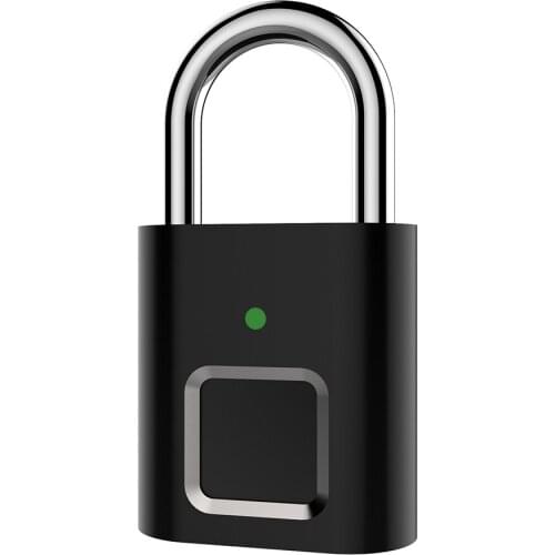 Anytek L34 Smart Fingerprint Padlock Mini Security USB Rechargeable Keyless Lock for Door Locker Bag Suitcase