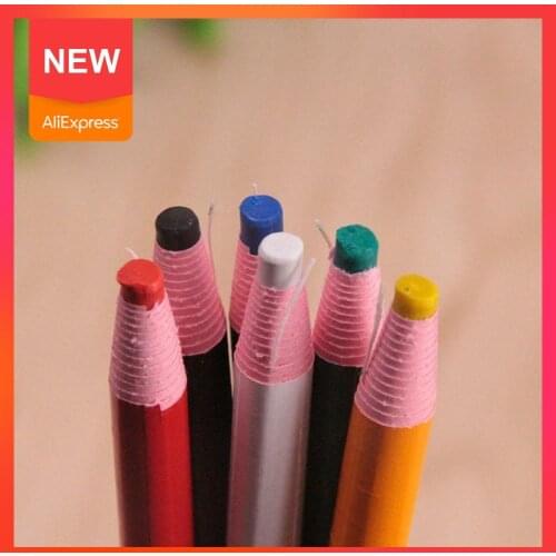 1pcs Painting Crayon Chalk Pencils Fabric Marker Pen Sewing Set Lapices For Tailor Colores Garment Drawing Chalk De Pencil Q9Y4