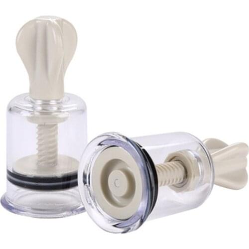 1Pcs Rotating Handle Vacuum Body Massage Cans Suction Enhancer Anti Cellulite Acupuncture Vacuum Cupping Cups Nipple Enlarger