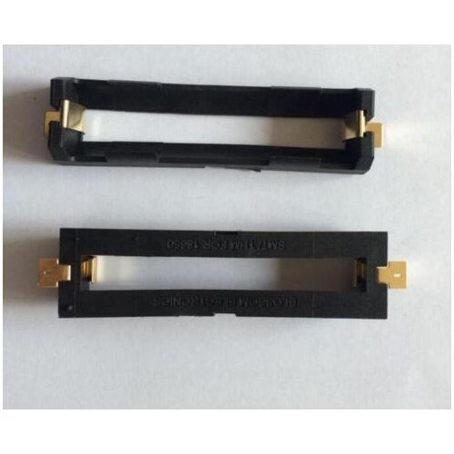 10Pcs/lot High Quality 1X 18650 Battery Holder SMD With Bronze Pins 18650 Battery Storage Box TBH-18650-2C-SMT
