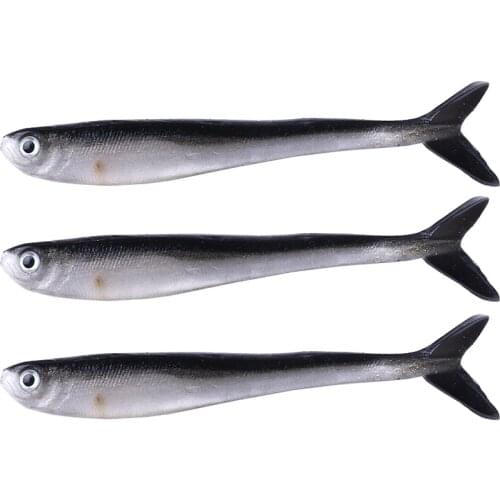 10pcs 80mm 2g Soft Silicone Fishing Lure Minnow Saltwater Freshwater Worms Wobblers Artificial Bait Bass Tackle Jigs