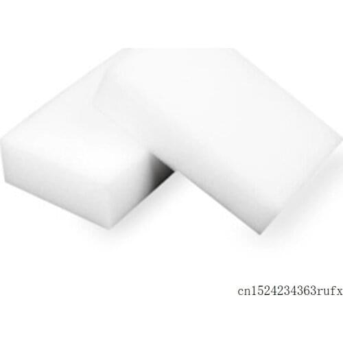100pcs White Magic Sponge Sponge Eraser for Kitchen Office Bathroom Clean Accessory 10*6*2cm