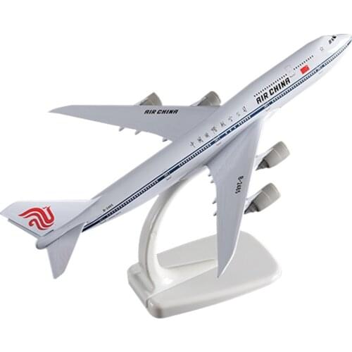 20CM China Airline Air China B747 Alloy Airplane Aircraft Model Diecast Metal Plane Toy for Collection Toys Souvenir Display