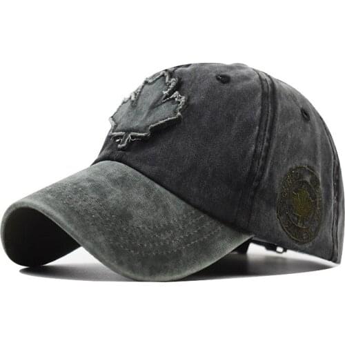2020 New Fashion Canada Maple Leaf Pattern Cotton Baseball Cap Men and Women Outdoor Sport Casual Travel Shade Snapback Hat