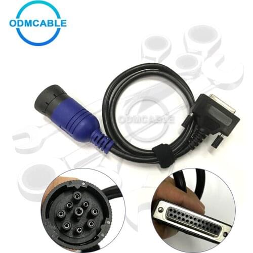 9 pin cable for inline 6 contact diagnostic cable J1939 adapter test cable