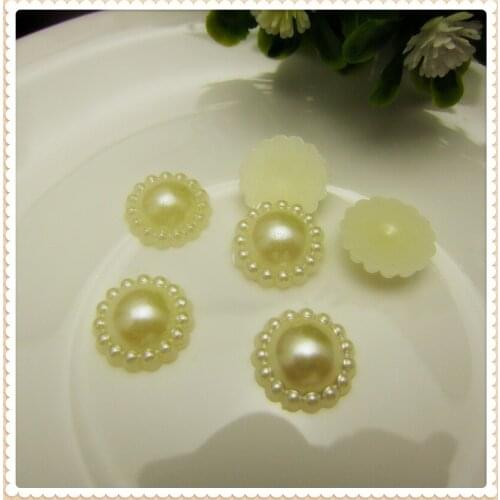 AL72991 , 10 pcs Round flatback knitting, clothing decorative beads, DIY handmade