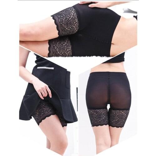 Black Lace Short Pants women under wear short feminino shorty femme Mesh Lace Stiticing Short Pants womens underpants