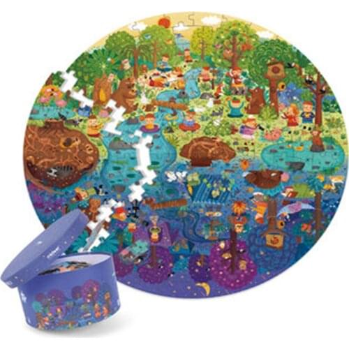 Childrens educational toys 150p day and night cognitive early education 5 years old early education decompression puzzle toy