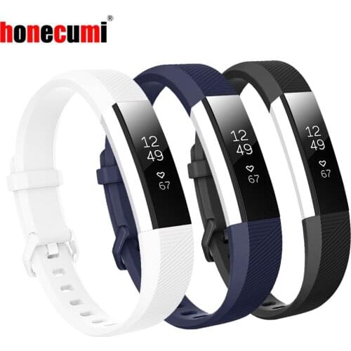 Honecumi For Fitbit Alta HR / Alta Wrist Strap Replacement Bands Brecelets For Fitbit Bands Alta HR Small/Large 3pcs Pack