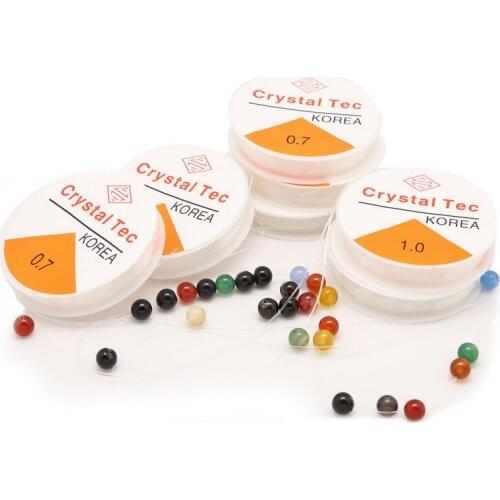 Spool of Crystal Clear Stretch Elastic Beading Wire/Cord/String/Thread jewelry findings for women DIY Fashion Beading Jewelry