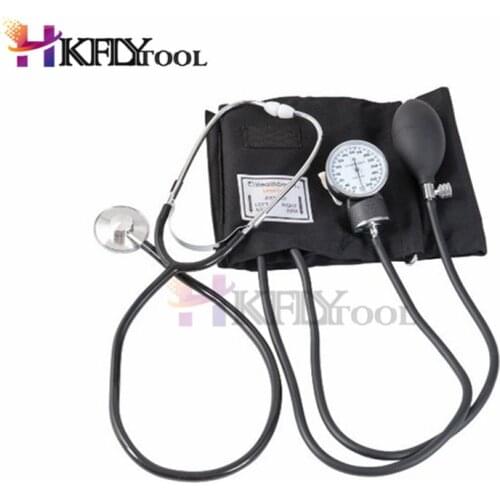 Classic Professional Adult Blood Pressure Monitor BP Cuff Arm Aneroid Sphygmomanometer kit with Pressure Gauge