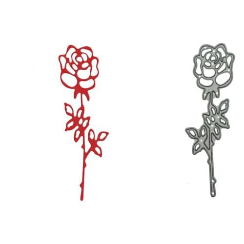 Small Size Scrapbooking Rose Pattern Metal Cutting Dies Flower Floral Card Album Decorating Craft Paper Cutter Mold