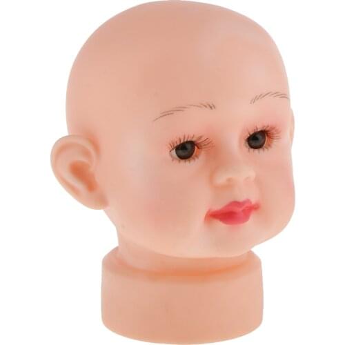 Baby Boy Girl Children Dummy Mannequin Manikin Head For Hair Wigs Scarf Hats Sunglasses Stand Display Mould Model