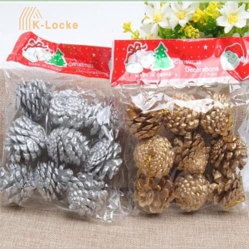 MINI Lovely Natural Dried Flower Pinecone Series Decorations Pinecone For Christmas Tree Vase Filler Displays Crafts Home Deco