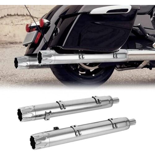 Motorcycle Muffler Exhaust Pipes For Indian Vintage Classic 2014-2018 17 16 Replace 1262384-156