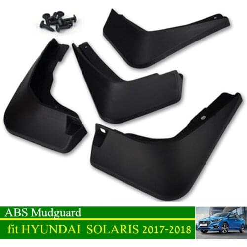 NEW Solaris 2017 Mudguards Mud Flap Flaps Splash Guards Fender Mud Guard for HYUNDAI SOLARIS 2017 2019