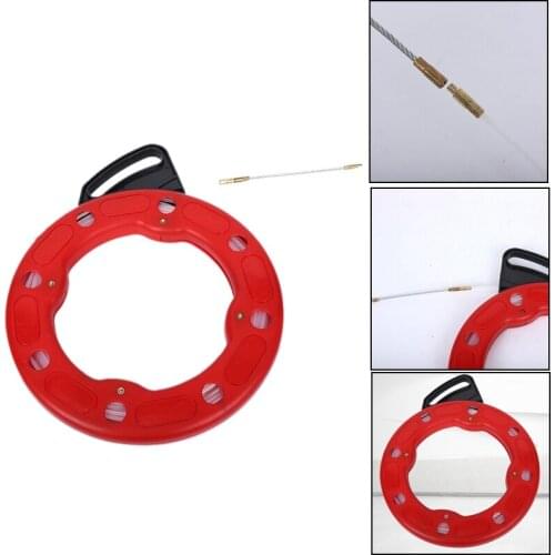 Fish Tape Reel Puller Flexible Nylon Conduit Conduit Ducting Rodder Pulling Wire Cable