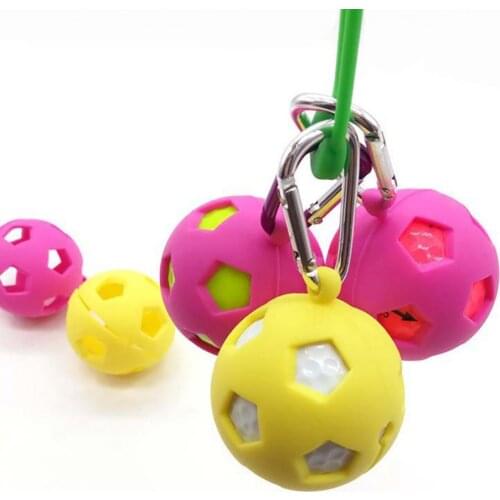 Silicone Golf Ball Cover Hollow Sleeve Protective Carabiner Keychain for 1 Golf Ball Keychain Car Key Holder