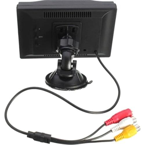 Car Parking Assistant System Kit LCD Monitor Display Rearview High Definition Screen Back-up Camera Rear View Camera T3EF