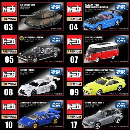 Takara Tomy Tomica Premium TP01-TP40 Cars Hot Pop 1:64 Kids Toys Motor Vehicle Diecast Metal Model