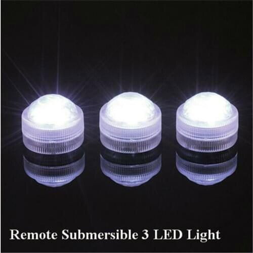 Waterproof LED Accent Light Wedding Centerpiece Mini LED Decoration Tea Light with Remote for Under Vases, Flower, Shisha Decor