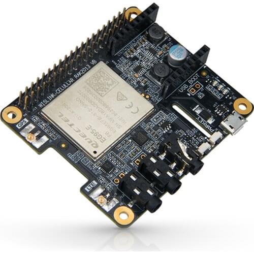 WisLink Cellular Pi Hat | RAK2013 | NB-IoT | CAT-M | CAT4 with VoLTE Support | RAKwireless
