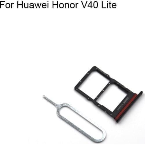 1PC For Huawei Honor V40 Lite Tested Good Sim Card Holder Tray Card Slot For Huawei Honor V 40 Lite ALA-AN70 Sim Card Holder