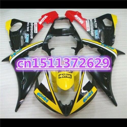 100%Fits ABS Fairing bodywork for YZF R6 2003 2004 2005 YZF-R6 03 04 05 yellow black YZFR6 600 03-05 fairing kit-Dor D