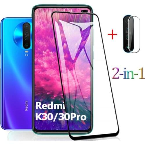 2-in-1 Camera LENS For Xiaomi Redmi K40 k30 K20 Pro Tempered Glass Screen Protector on Xiaomi Redmi K20 30 K40 Pro+ Lens Film