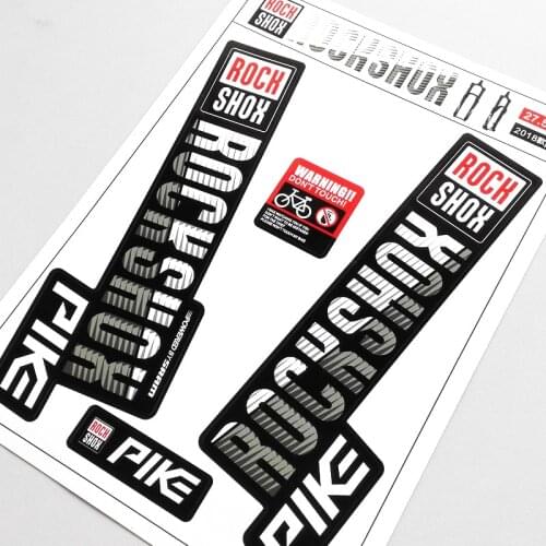 2018 rockshox PIKE decals mountain bike front fork stickers MTB bicycle front fork decals PIKE stickers