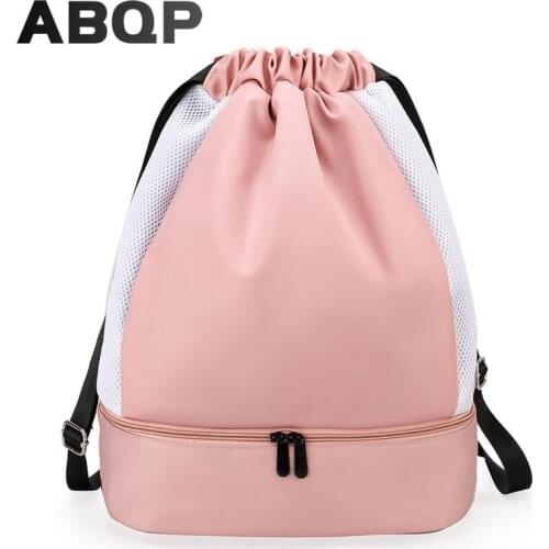 ABQP Beach Backpack Bags For Women Wet And Dry Separation Shoe Box Womens Travel Backpacks Large Capacity Girls School Bag