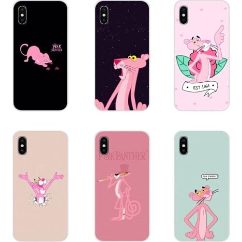 Accessories Phone Cases Covers For LG G3 G4 Mini G5 G6 G7 Q6 Q7 Q8 Q9 V10 V20 V30 X Power 2 3 K10 K4 K8 2017 Cute Pink Panther