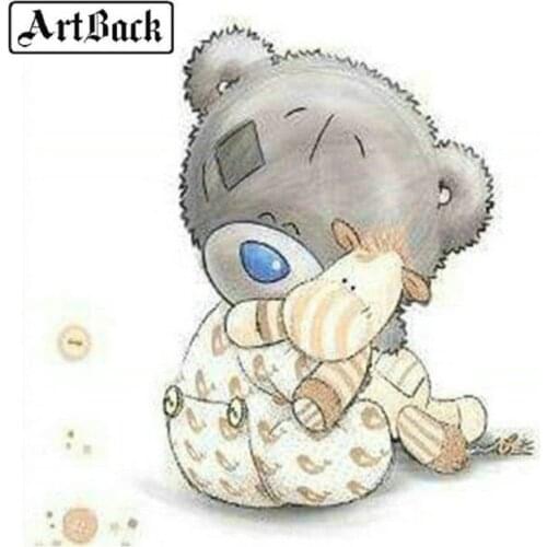 NEW 5d diy diamond painting cartoon bear full square drill 3d diamond mosaic home decoration diamond embroidery