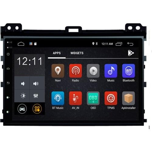 Android 10 2 din car radio dvd multimedia for Toyota Prado 120 Land Cruiser 2004-2009 gps navigation system navi 2.5D